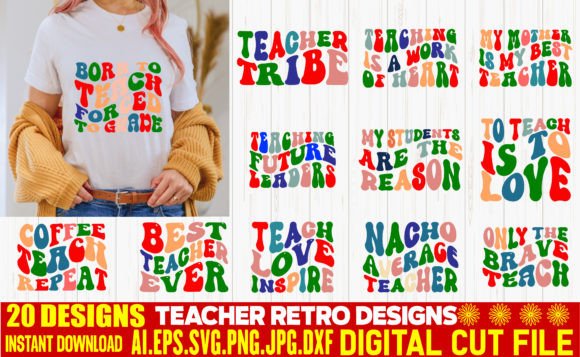 Download Teacher Retro Designs - Teacher retro designs Collection